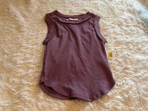 We The Free Free People Kate Ribbed Tank Top in Wild Ginger